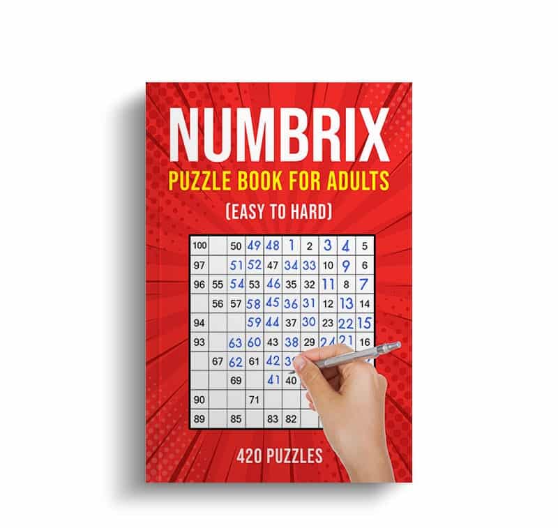 Numbrix Puzzle Book cover