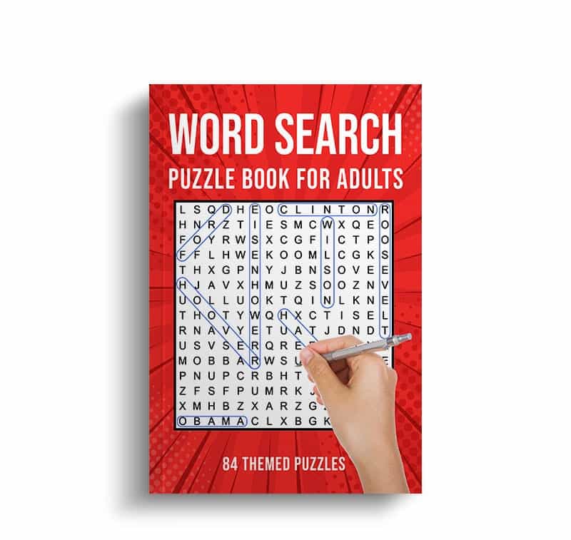 Word Search Puzzle Book for Adults | US Version