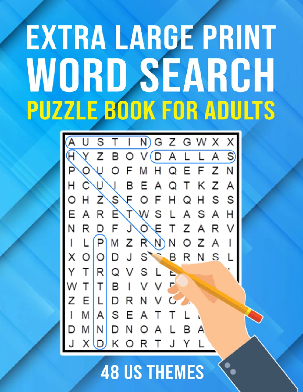 Extra Large Print Word Search Puzzle Book for Adults: Find a Word Puzzles for Adults, Seniors & Elderly