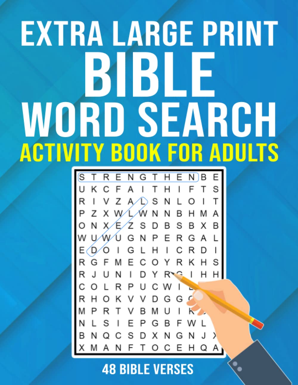 Extra Large Print Bible Word Search Puzzle Activity Book for Adults: Find a Word Christian Puzzles for Adults, Seniors & Elderly