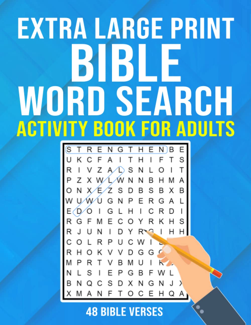 Extra Large Print Bible Word Search Puzzle Activity Book for Adults: Find a Word Christian Puzzles for Adults, Seniors & Elderly