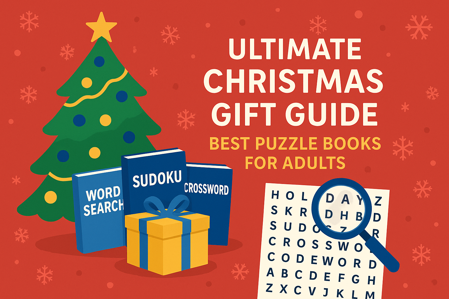 Ultimate Christmas Gift Guide: Best Puzzle Books for Adults 2025